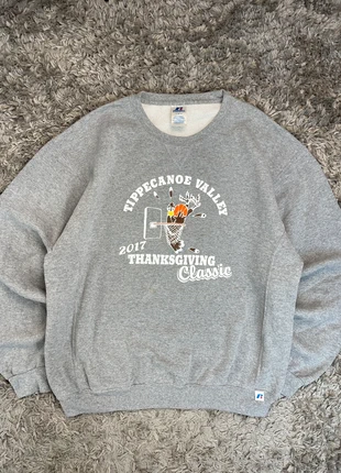 Pull USA College Russel Athletic University crewneck vintage Russell floqué / gris / Taille L, marke: Russel Athletic, zustand: Sehr gut, größe: L, 25,00 €, 26,95 € beinhaltet Vinted-Käuferschutz Pro
