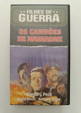 VHS The Guns of Navarone / Os Canhões de Navarone (1961) (L7), estado: Bom, €3.00, €3.85 inclui Proteção do Comprador