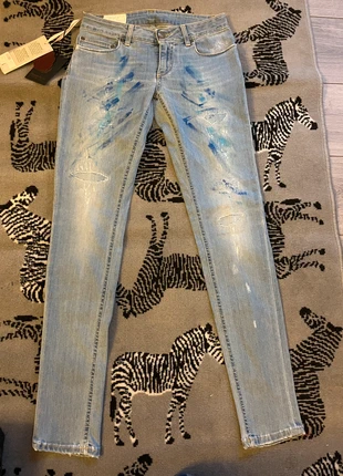Worth over £200 Dondup designer ladies Lambda jeans size 28 distressed style colour detail new tags, brand: DonDup, condition: New with tags, size: S / 8, £79.00, £83.65 includes Buyer Protection