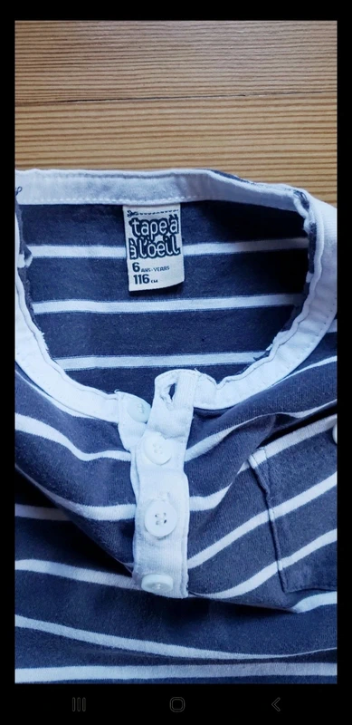 T-shirt manches longues marin garçon printemps - photo numéro 3