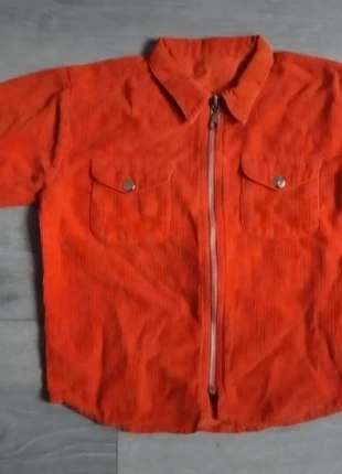 Chemise Veste Zippée Enfant 4 Ans Velours Côtelé Orange Vif Rétro Tres bonne etat, marque: autre, état: Très bon état, taille: 4 ans / 104 cm, 9,00 €, 10,15 € Protection acheteurs incluse