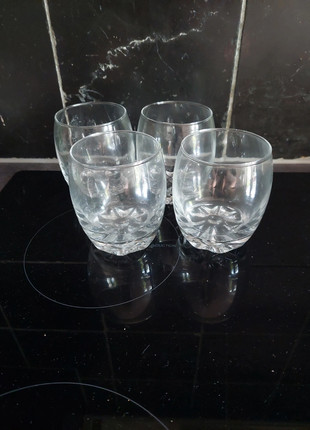 4 water / whiskey glazen, condizioni: Ottime, €5.00, €5.95 include la Protezione acquisti