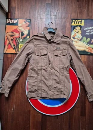 Giubotto militare lungo in jeans xl, marca: Custommade, estado: Novo sem etiquetas, tamanho: XL, €18.00, €19.60 inclui Proteção do Comprador