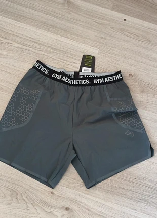 Gym Aesthetics – Short homme – Gris foncé – Running / Musculation – Très bon état, marke: Gym Aesthetics, zustand: Sehr gut, größe: M, 15,00 €, 16,45 € inklusive Vinted-Käuferschutz