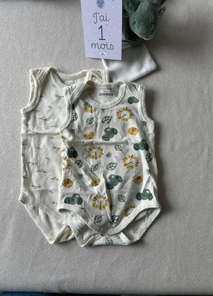 Lot de bodies sans manches, marke: Zeeman, zustand: Sehr gut, größe: 1-3 Monate / 56, 1,00 €, 1,75 € inklusive Vinted-Käuferschutz