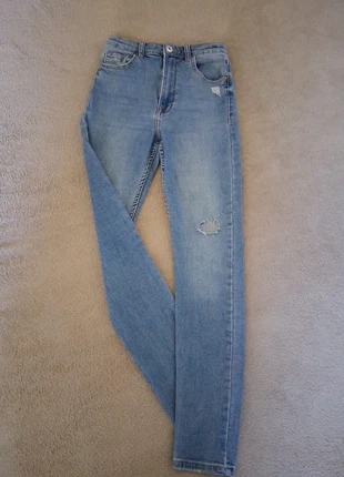 Jeans Bershka Super High Waist Skinny EU36, marca: Bershka, estado: Muito bom, tamanho: S / 36 / 8, €8.50, €9.63 inclui Proteção do Comprador