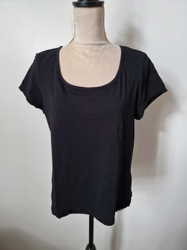 Tee-shirt noir 3 suisses taille 46 basic