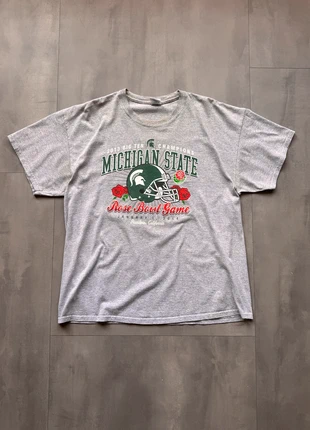 Vintage Michigan State Grey Tee - XL, merk: NFL, staat: Veelgebruikt, maat: XL, € 25,00, € 26,95 inclusief Kopersbescherming Pro