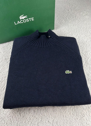 Pull Lacoste / col haut zip épaule / Bleu marine logo brodé / Taille L, marque: Lacoste, état: Très bon état, taille: L, 30,00 €, 32,20 € Protection acheteurs incluse