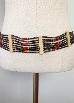 Ceinture ajustable perles et os amérindienne vintage #ceintures #vintage, marke: Vintage, zustand: Sehr gut, größe: Größenverstellbar, 19,00 €, 20,65 € beinhaltet Vinted-Käuferschutz Pro