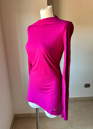 Maglia lunga vestito fucsia Iceberg - pull fuchsia pour femme - Fuchsia Pullover für Damen, marque: Iceberg, état: Très bon état, taille: M / 38 / 10, 12,00 €, 13,30 € Protection acheteurs incluse