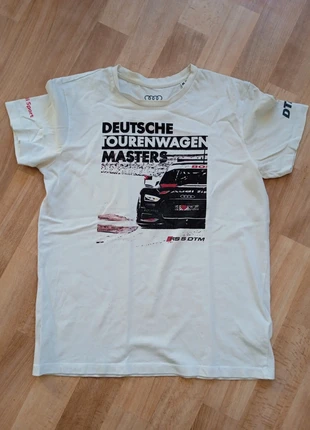 Weißes Audi T-Shirt DTM, RS5, Gr.M, merk: Audi, staat: Heel goed, maat: M, € 9,00, € 10,15 inclusief Kopersbescherming