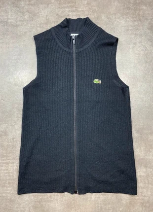 Pull Débardeur Lacoste Full zip | Noir logo brodé | Taille 38 Femme, brand: Lacoste, condizioni: Ottime, taglia: M / IT 42 / EU 38, €25.00, €26.95 include la Protezione acquisti