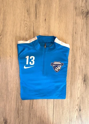Survêtement de foot “Boston Breakers” bleu 1/4 zip : Nike dri fit taille L, marque: Nike, état: Bon état, taille: L, 10,00 €, 11,20 € Protection acheteurs incluse
