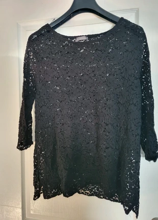 Haut dentelle, merk: Yessica, staat: Goed, maat: XXL / 44 / 16, € 1,00, € 1,75 inclusief Kopersbescherming