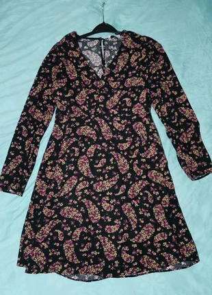 Womens/Ladies Black Paisley Patterned Long Sleeved Dress Size 10, brand: Papaya, condition: Very good, size: S / UK 8-10, £7.50, £8.58 includes Buyer Protection