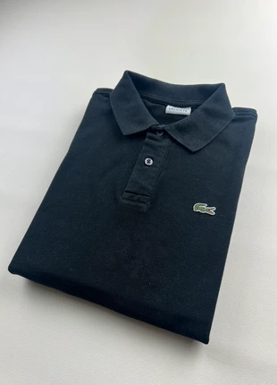 Polo Manche Longue Lacoste Noir Bordeaux 100% Coton Taille XS, marca: Lacoste, estado: Muy bueno, tamaño: XS, 28,50 €, 30,63 € Protección al comprador incluida