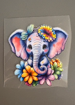 Patch thermocollant éléphant  – customisation vêtements / accessoires, staat: Nieuw zonder prijskaartje, € 2,00, € 2,80 inclusief Kopersbescherming