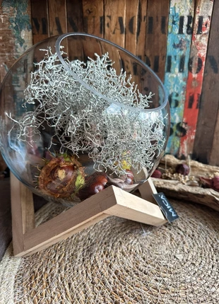 Glazen bolvaas op standaard / design Tokio / Mica, merk: Boheme, staat: Als nieuw, € 12,50, € 13,83 inclusief Kopersbescherming