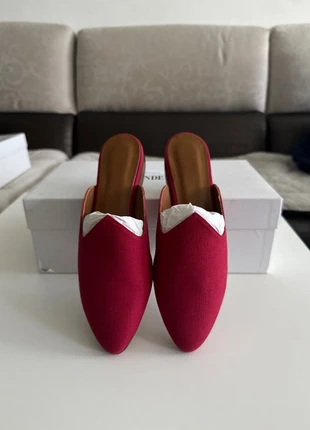 Mules Femme Rouge - Le Monde Beryl - Taille 38 - Neuf, marca: LE MONDE BERYL, estado: Novo sem etiquetas, tamanho: 38, €80.00, €84.70 inclui Proteção do Comprador