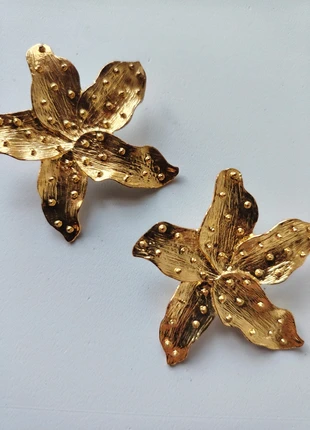 Zara Grandes boucles d'oreilles étoiles de mer, marca: Zara, estado: Muito bom, €15.00, €16.45 inclui Proteção do Comprador