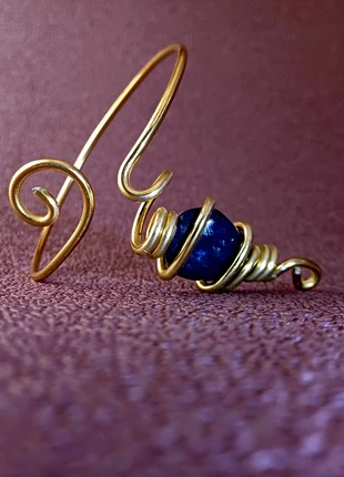 Handmade gold arm cuff con Sodalite blu, marque: Made In Italy, état: Neuf avec étiquette, 7,00 €, 8,05 € Protection acheteurs incluse