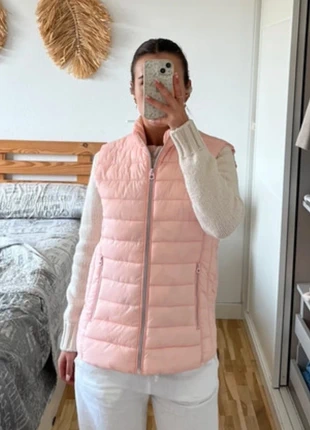 Chaleco acolchado Zara Kids/Gilet matelassé rose poudré de Zara Kids, marca: Zara, estado: Nuevo sin etiquetas, tamaño: XS / 34 / 6, 10,00 €, 10,50 € Protección al comprador incluida