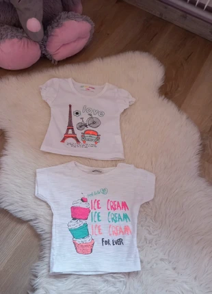 2x tee-shirt 6 mois 3 pommes, marke: 3 Pommes, zustand: Sehr gut, größe: 6-9 Monate / 68, 4,00 €, 4,90 € inklusive Vinted-Käuferschutz