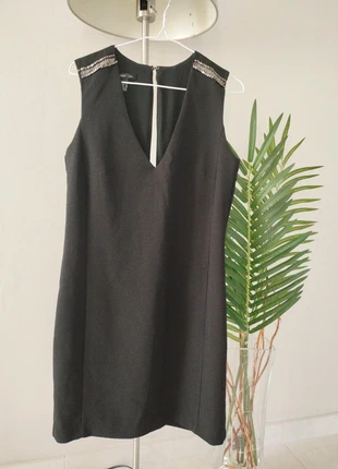 Robe noire dos dénudé, Mango suite, taille M, brand: Mango, condition: Very good, size: M / 38 / 10, €12.00, €13.30 includes Buyer Protection