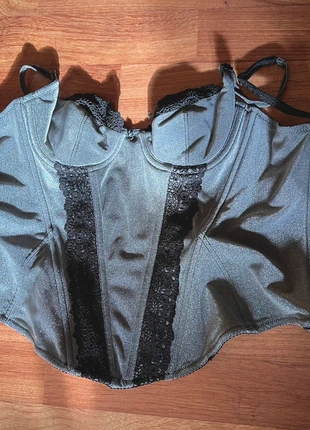 corsetto gotico alternative y2k anni 2000 fairy lurex pizzo top elegante, marke: Fairy, zustand: Neu, größe: M / 38 / 10, 20,00 €, 21,70 € inklusive Vinted-Käuferschutz