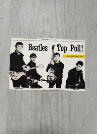 Carte postale The Beatles Top Poll, état: Très bon état, 2,00 €, 2,80 € Protection acheteurs incluse