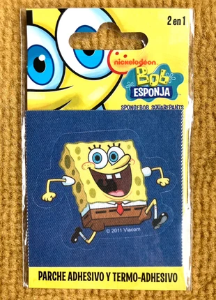 SpongeBob patch, merk: SpongeBob SquarePants, staat: Nieuw met prijskaartje, € 2,00, € 2,80 inclusief Kopersbescherming
