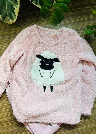 Pyjama chaud en pilou pilou - 100% coton, merk: Queentex, staat: Heel goed, maat: S / 36 / 8, € 4,50, € 5,43 inclusief Kopersbescherming