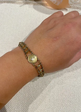 Bracelet ancien religieuse en vermeil argent massif 800 avec cristal., brand: religieuse argent massif, condition: Very good, €54.00, €57.40 includes Buyer Protection