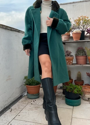 Vintage coat verde, marca: Vintage Dressing, estado: Muy bueno, tamaño: L / 40 / 12, 55,00 €, 58,45 € Protección al comprador incluida