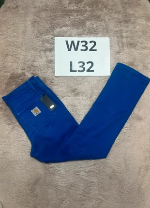 Carhartt Slam Pant Jeans / Blue / W32 L32 #725, merk: Carhartt, staat: Heel goed, maat: W32 | FR 42, € 29,50, € 31,68 inclusief Kopersbescherming Pro