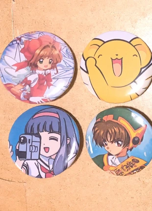 Set 4 pins Card Captor Sakura clamp anime manga, marque: SAKURA, état: Très bon état, 4,00 €, 4,90 € Protection acheteurs incluse