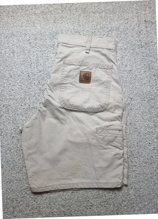 C5. Short Cargo Carhartt Workwear carpenter single knee - Beige - W30 / FR40, marke: Carhartt, zustand: Gut, größe: W30 | DE 46, 24,00 €, 25,90 € beinhaltet Vinted-Käuferschutz Pro