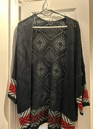 Womens black crochet cardigan, brand: Atmosphere, condition: Very good, size: S / 36 / 8, €7.00, €8.05 includes Buyer Protection