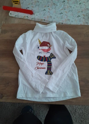 Sous pull Noël 8 ans, brand: Mes Petits Cailloux, condition: Very good, size: 8 years / 128 cm, €3.00, €3.85 includes Buyer Protection