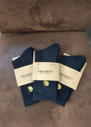 Lot de 3 paires de chaussettes hautes Carhartt noires - Neuf, taille 39 à 46, marque: Carhartt, état: Très bon état, taille: Taille unique, 22,00 €, 23,80 € Protection acheteurs incluse