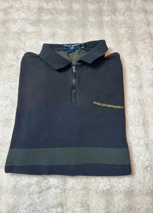 Pull sweat half 1/4 zip polosport Ralph Lauren couleur noir logo jaune taille xl très bon état, marque: Ralph Lauren, état: Très bon état, taille: XL, 30,00 €, 32,20 € Protection acheteurs (Pro) incluse