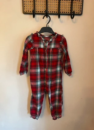 🎄Festive Red Tartan Footless Sleepsuit Size 18-24 Months🎄, brand: TU, condition: Very good, size: 18-24 months / 86 cm, £2.00, £2.46 includes Buyer Protection