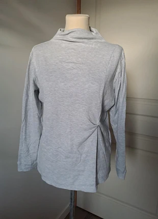 T-shirt chaud col montant gris chiné asymétrique twist 38 neuf, marque: Boutique indépendante, état: Neuf sans étiquette, taille: M / 38 / 10, 2,00 €, 2,80 € Protection acheteurs incluse
