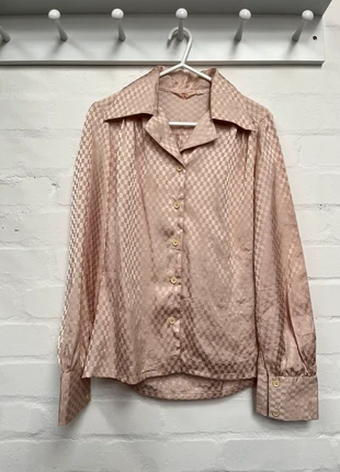 Vintage 80's Beige Satin Shirt Blouse 8 10 Retro True, brand: Vintage Dressing, condition: Very good, size: M / 10, £15.00, £16.45 includes Buyer Protection Pro