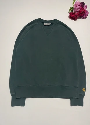 Pull Crewneck Sweat-shirt Carhartt Wip Chase Sweat Vert Taille Xs, brand: Carhartt, condition: Very good, size: XS, €22.00, €23.80 includes Buyer Protection