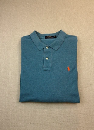 Polo ralph lauren long sleeve / taiile XL / bleu clair  logo brodé orange, marke: Polo Ralph Lauren, zustand: Sehr gut, größe: XL, 35,00 €, 37,45 € inklusive Vinted-Käuferschutz