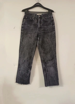 Jean noir taille haute coupe droite Topshop, marque: Topshop, état: Très bon état, taille: S / 36 / 8, 6,00 €, 7,00 € Protection acheteurs incluse