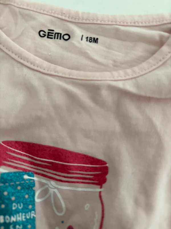 T-shirt Papillon Baby by Gémo - 18 Mois - photo numéro 2