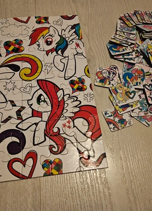 My litfle pony puzzels en memory spel, merk: My Little Pony, staat: Heel goed, € 2,95, € 3,80 inclusief Kopersbescherming